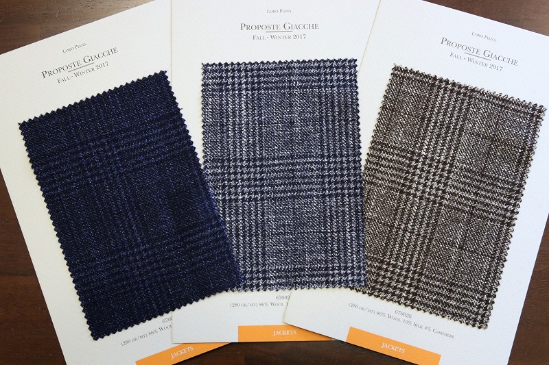 2017Autumn&Winter お薦め生地のご紹介 LORO PIANA 